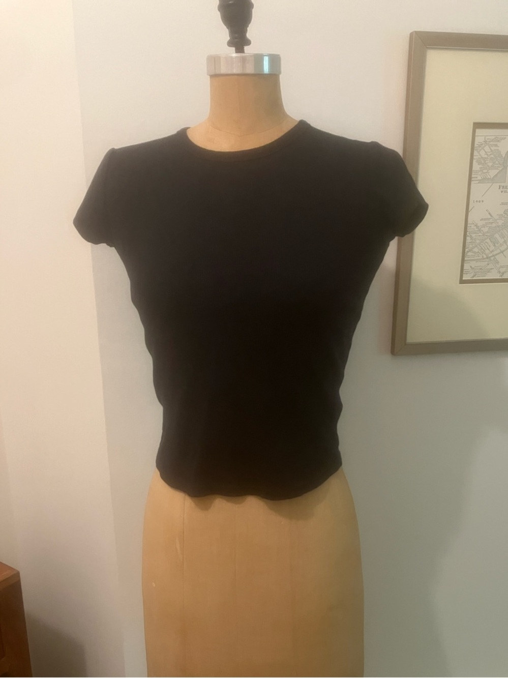 Anthropologie Maeve women’s  Black Crewneck Sweater